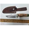 Image 1 : Damascus steel Knife with sheath