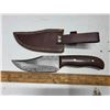 Image 1 : Damascus steel Knife with sheath
