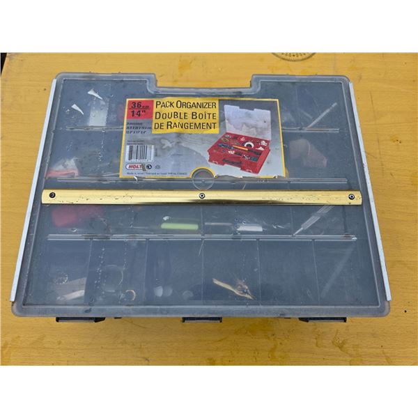 Double organizer for hardware