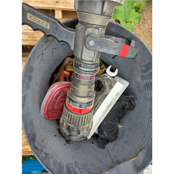 Misc parts- broken fire hose nozzle