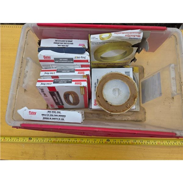 Lot of wax gaskets