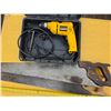 Dewalt drill and handsaws