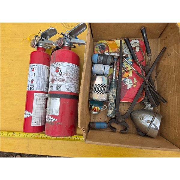 misc items, fire extinguishers