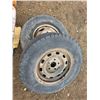 2 tires and rims- size LT265/70R17