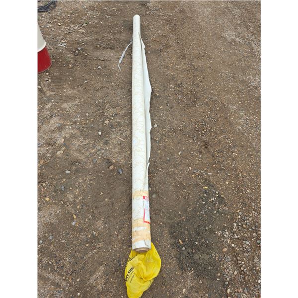 roll of linoleum- damaged