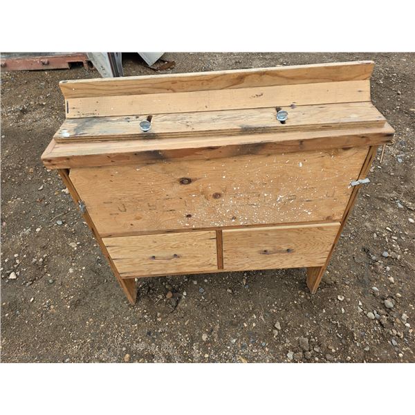 Homemade router table- 13" by 33" by 32"H