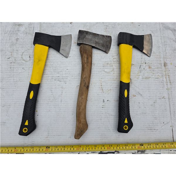 3 hatchets in good shape