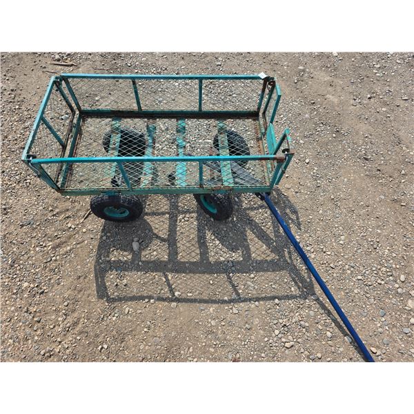 Metal wagon- 41"L by 21"H