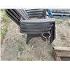 Image 2 : Set of 4 plastic patio chairs
