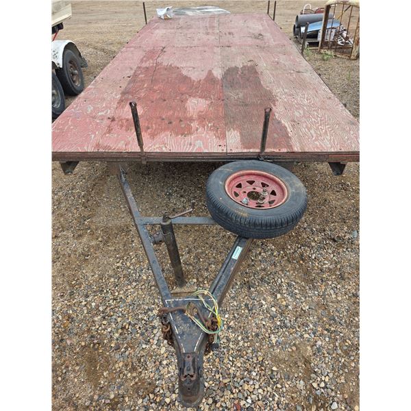7Ftx16FT homebuilt trailer-sask plated- vin Sk000000000149184