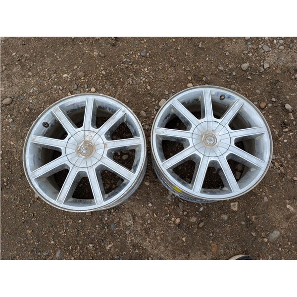 (2) 19" Chrysler Rim Wheels