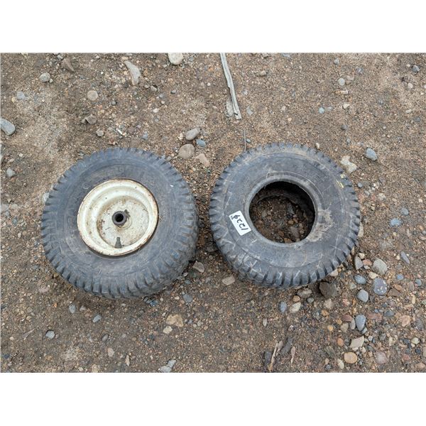 Lawn Tractor Wheels (1) Missing Rim