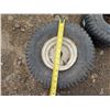 Image 4 : Lawn Tractor Wheels (1) Missing Rim