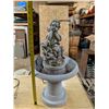 Image 2 : Plastic Plug in Water Fountain w/ Child Statue (not Tested)