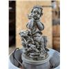 Image 3 : Plastic Plug in Water Fountain w/ Child Statue (not Tested)