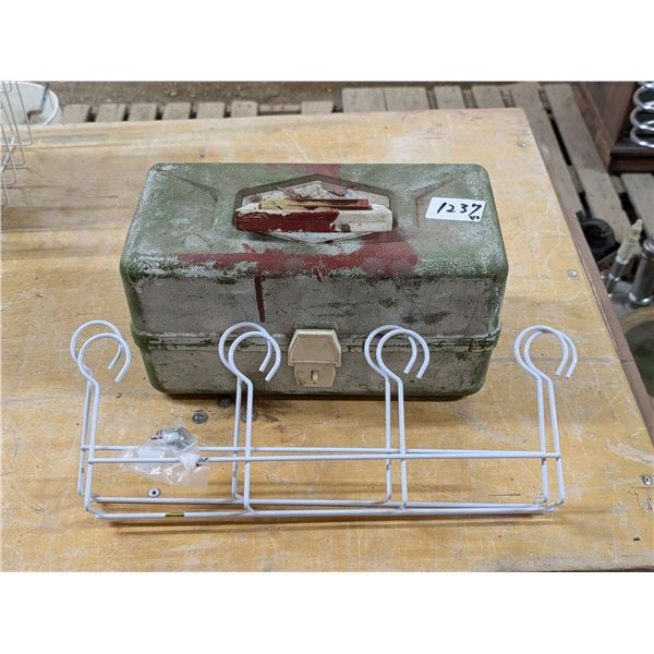 Tackle Box w/ (2) Rod Holders