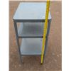 Image 2 : Rolling Tin Metal Shop Cart (Ok condition) 32"x20"x15"