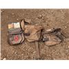 Image 8 : Lot of Misc. Work Clothing Ware (Boots, Ski pants, and (3) Work Belts)