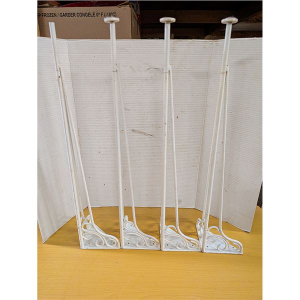4 Metal Table Legs