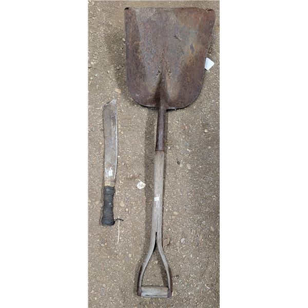 Scoop Shovel + Machete