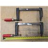 Image 2 : 3 Bar Clamps (2-14 Inch) (1-29 Inch)