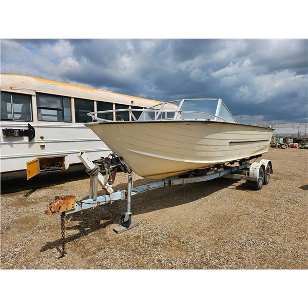 1972 21' Starcraft Aluminum Boat w/ Trailer VIN# SK400892737