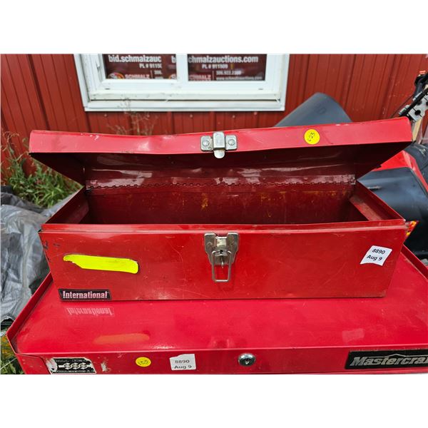 Empty Red Toolbox