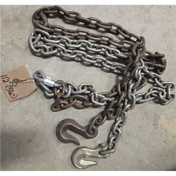 11'2" chain with hooks (5/16")
