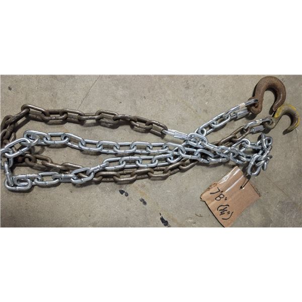7'8" chain with hooks (1/4")