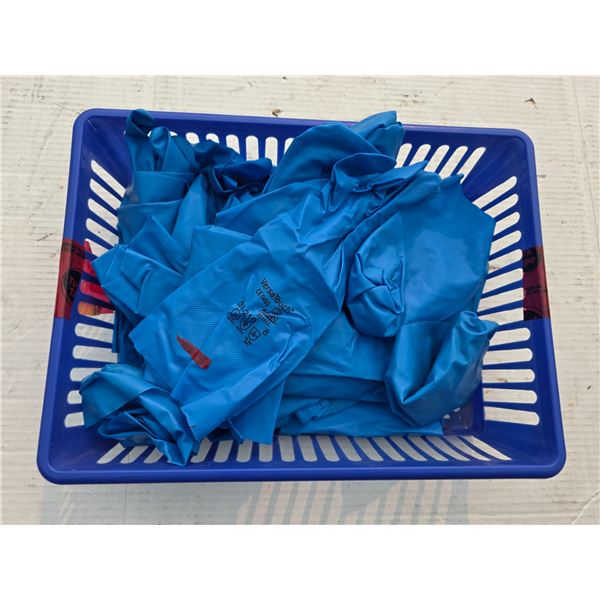 Lot of 20 pairs of rubber gloves