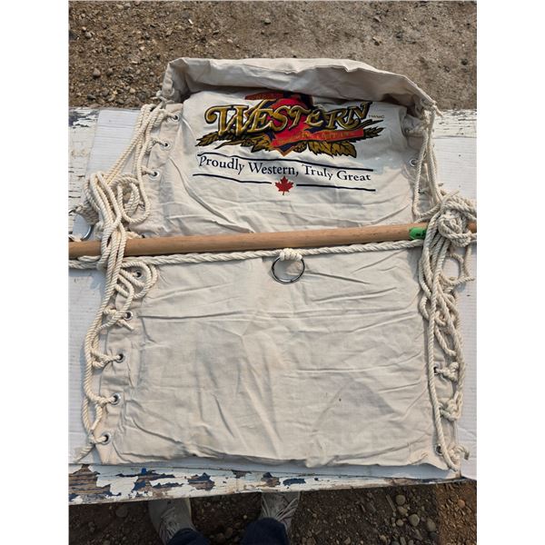 Cloth banner- western