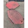 2 massey harris rear fenders fro a tractor