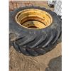 2 Tractor tires size-14x34 - decent rims