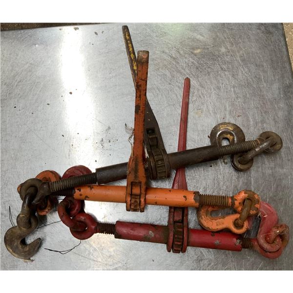 Three 24” Chain Binders