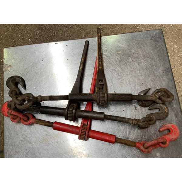 Three 24” Chain Binders