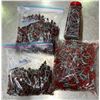 Three Bags of Red Metal Siding Screws