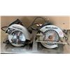 Two 7 ¼” Circular Saws Both Working