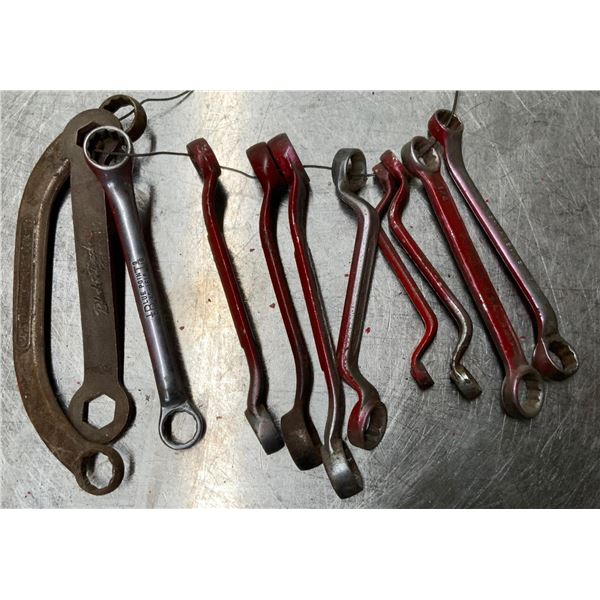 Wrenches. Box End. 3/8”- 9/16” Snap On, SK Wayne etc.