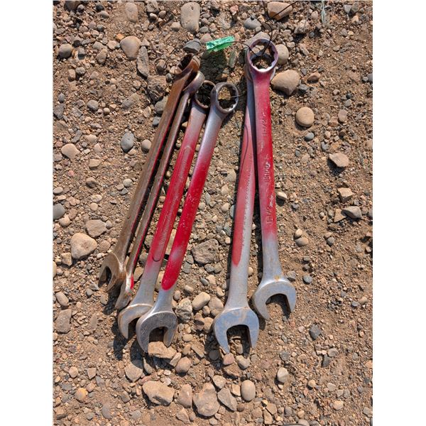 Flat Wrenches. 1 ¼”-1 ½” Proto,  Westward etc.