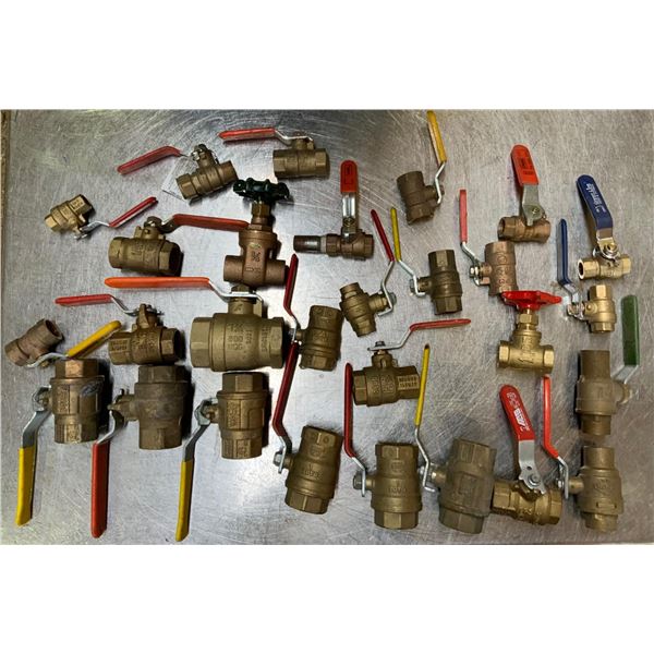 New Ball Valves ¼”-1 ¼” Crane etc