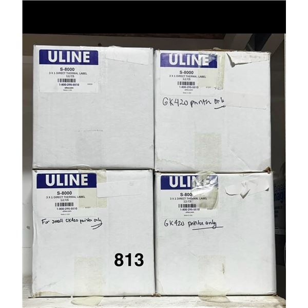 4 Boxes of direct thermal labels