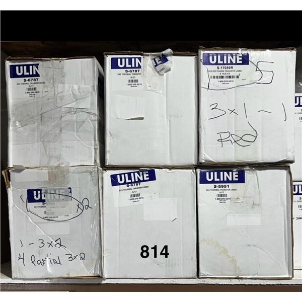 6 Boxes of thermal transfer labels