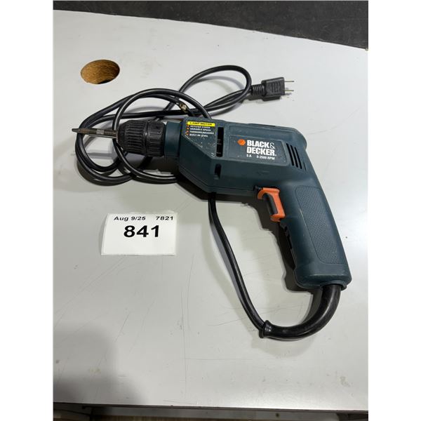 Black & Decker 3/8 drill corded