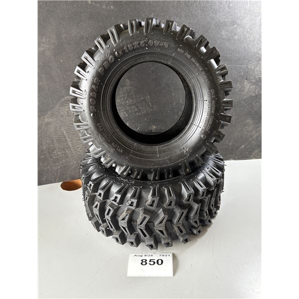 2 new 13x5.00-6 snowblower tires