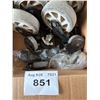 Image 3 : Box of casters. Big ones are 5”