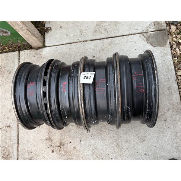 4 steel rims 4x115 bolt pattern