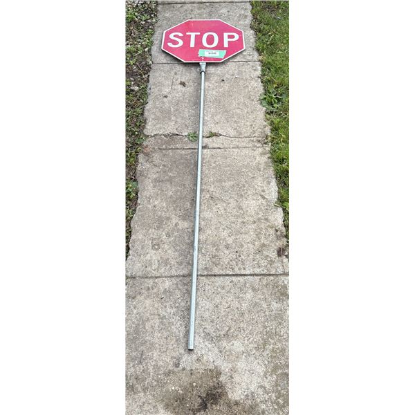 Stop/Slow sign w/handle