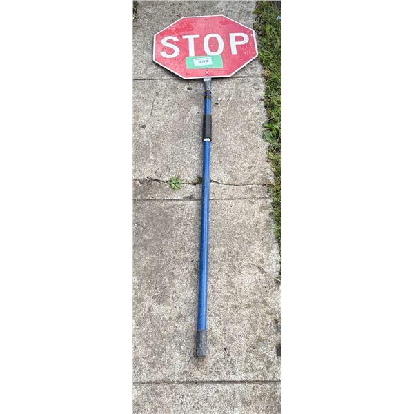 Stop/Slow sign w/handle