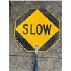 Image 3 : Stop/Slow sign w/handle