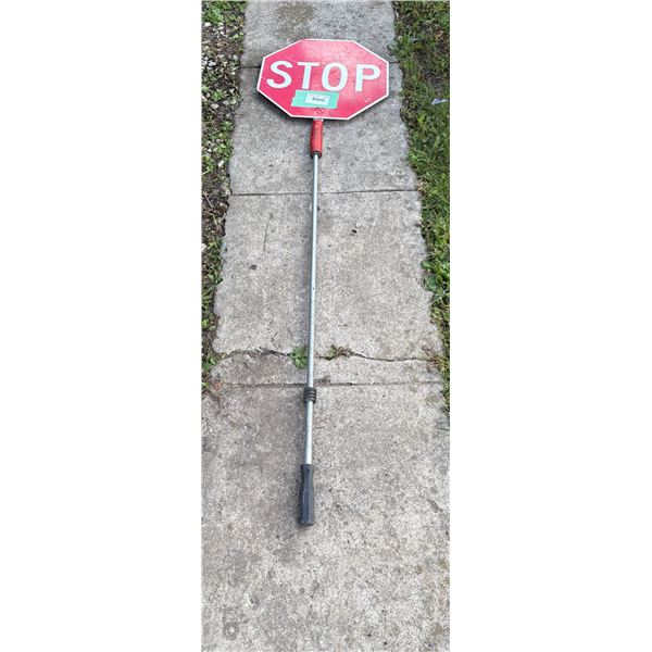 Stop/Slow sign w/handle